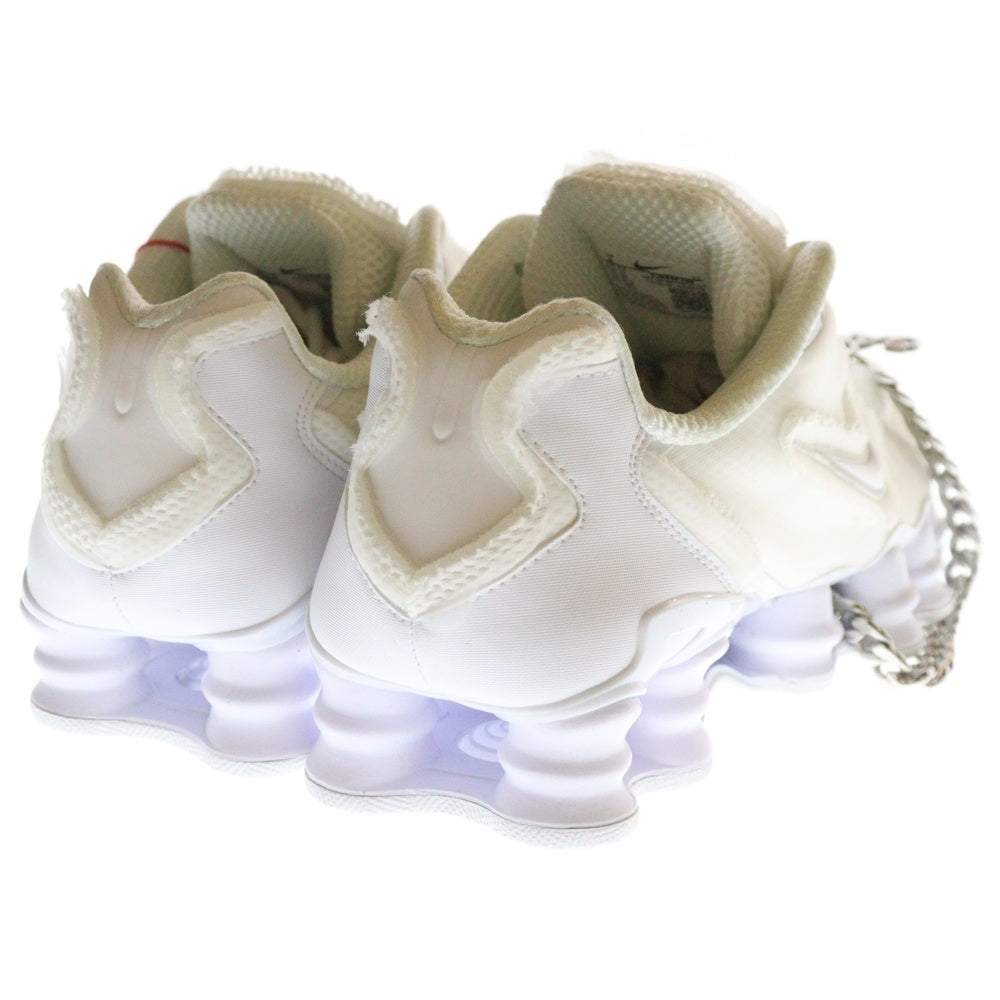 NIKE(ナイキ) ×COMME des GAR?ONS WMNS SHOX TL CJ0546-100 コム デ ギャルソン ウィメンズ ショックス ローカットスニーカー ホワイト US8/25.0cm