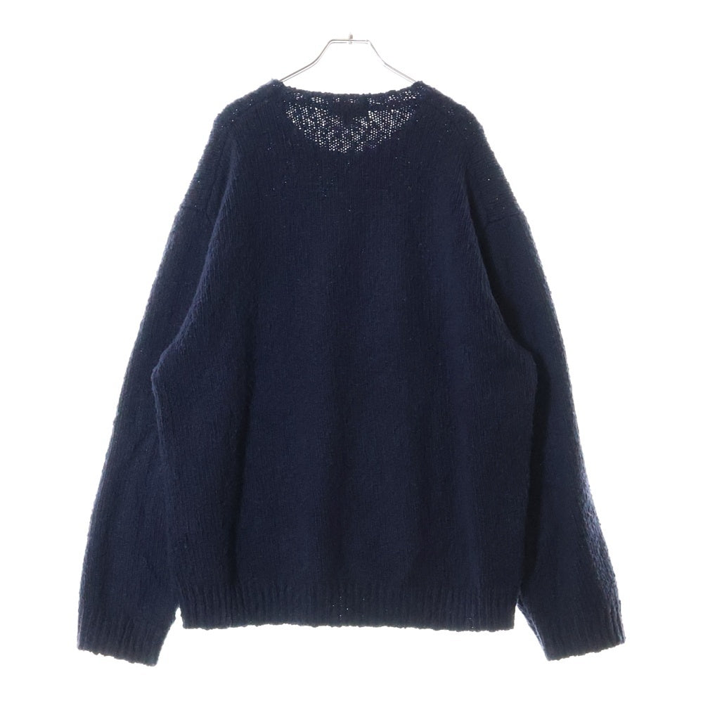SUPREME(シュプリーム) 24SS Boucle Small Box Sweater ブークレスモールボックスロゴ セーター ネイビー