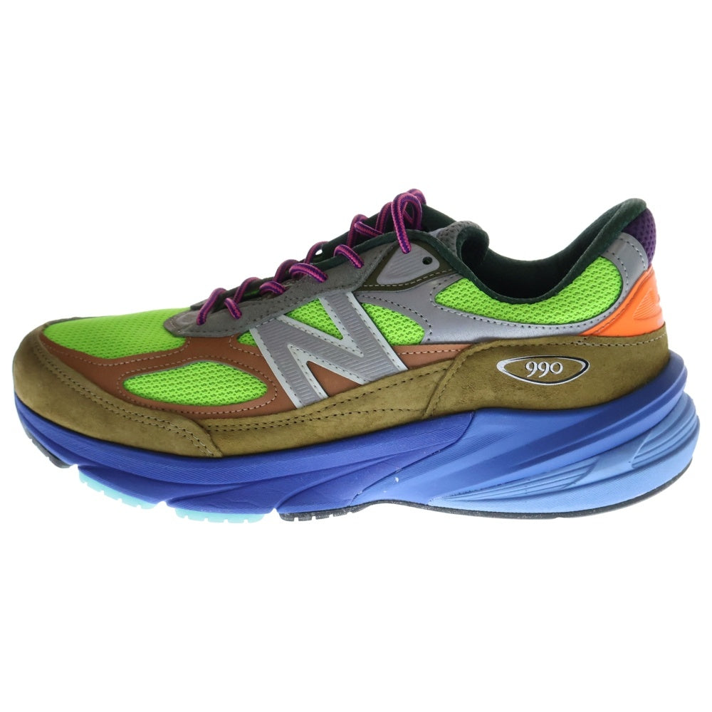 New Balance(ニューバランス) ×Action Bronson 990V6 M990AB6 アクション・ブロンソン ローカットスニーカー US9.5/27.5cm マルチ