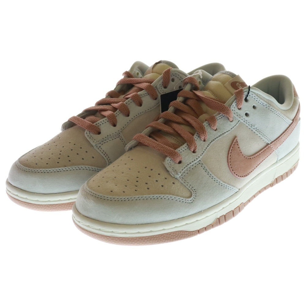 NIKE(ナイキ) DUNK LOW FOSSIL ROSE DH7577-001 ダンク ローカットスニーカー フォッシルローズ US8.5/26.5cm グレー/ピンク