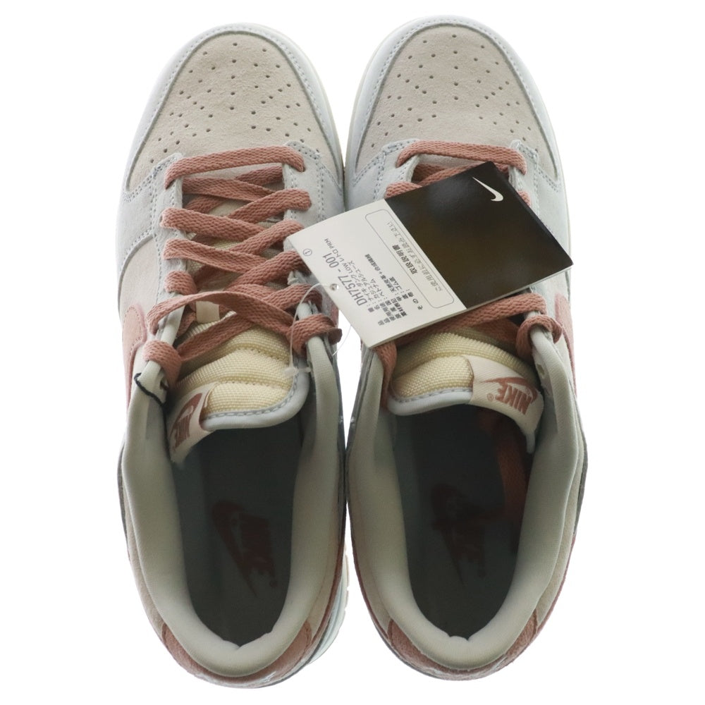 NIKE(ナイキ) DUNK LOW FOSSIL ROSE DH7577-001 ダンク ローカットスニーカー フォッシルローズ US8.5/26.5cm グレー/ピンク