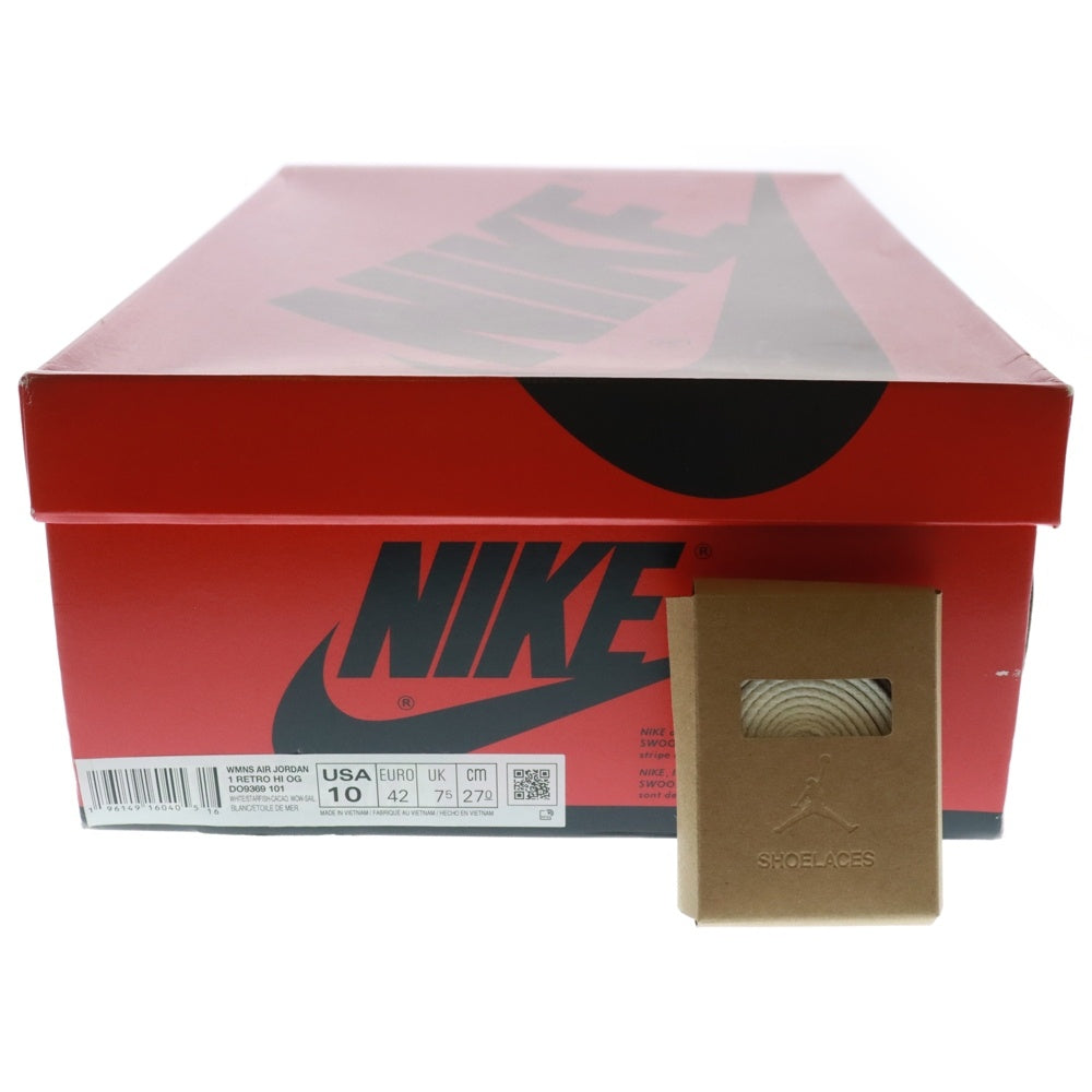 NIKE(ナイキ) WMNS AIR JORDAN 1 HIGH OG STARFISH DO9369-101 ウィメンズ エアジョーダン1 スターフィッシュ ハイカットスニーカー US10/27cm オレンジ/ホワイト