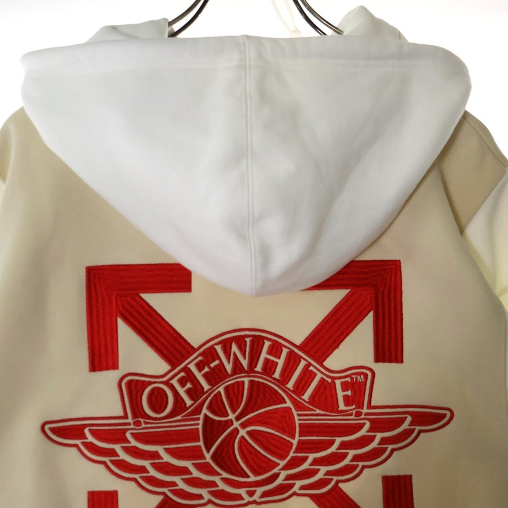 NIKE(ナイキ) 20AW×OFF-WHITE Pulover Hoodie ×オフホワイト プルオーバーフーディ パーカー CV0539-134 ホワイト