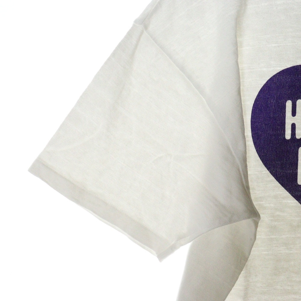HUMAN MADE(ヒューマンメイド) 24SS Heart T-Shirt フロントハートプリント半袖Tシャツ 半袖カットソー ホワイト
