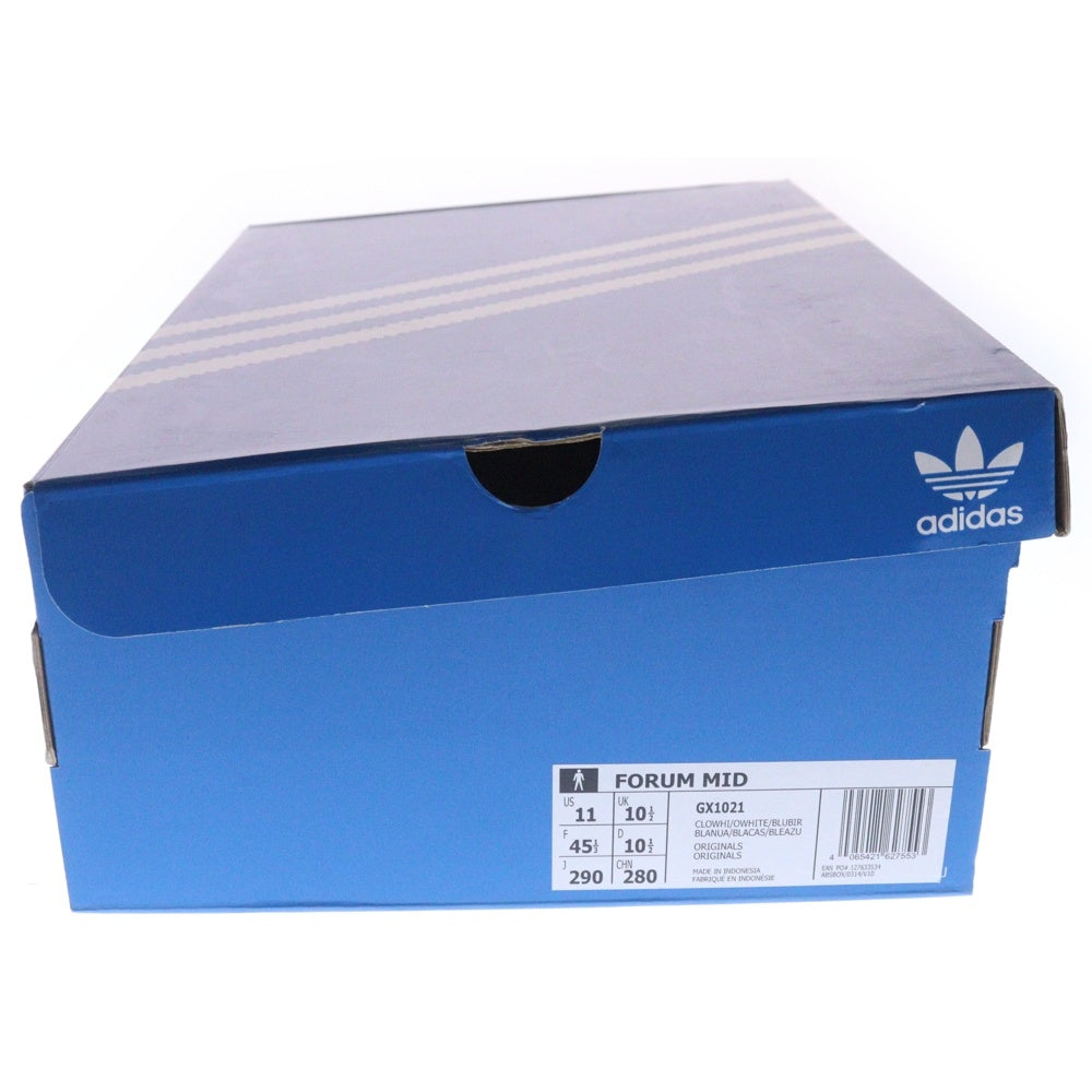 adidas(アディダス) FORUM MID フォーラム ハイカットスニーカー GX1021 US11/29.0cm ホワイト