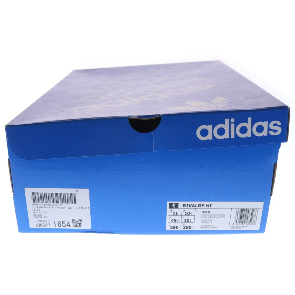 adidas(アディダス) RIVALRY ライバルリー ハイカットスニーカー FZ6332 US11/29.0cm ホワイト/レッド
