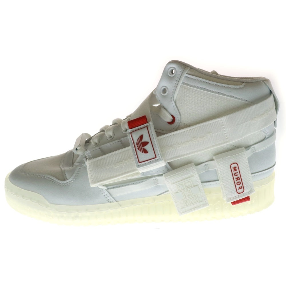 adidas(アディダス) FORUM COMMUNICATOR MID フォーラム コミュニケーター ハイカットスニーカー GZ9031 US11/29.0cm ホワイト/レッド