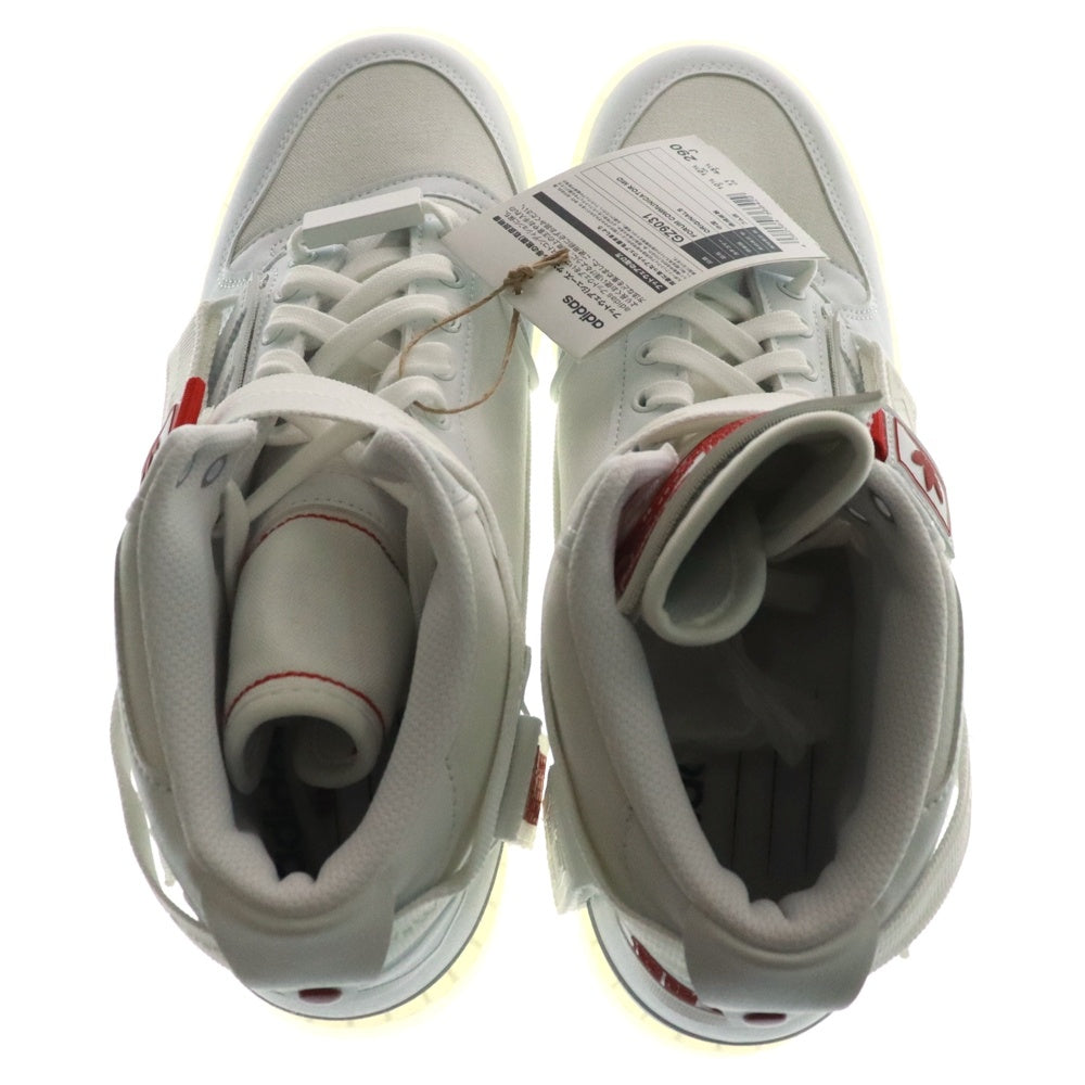 adidas(アディダス) FORUM COMMUNICATOR MID フォーラム コミュニケーター ハイカットスニーカー GZ9031 US11/29.0cm ホワイト/レッド