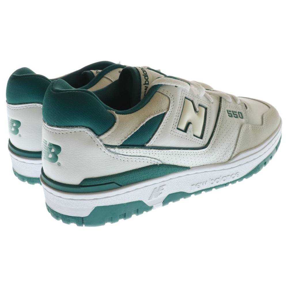 New Balance(ニューバランス) BB550STA ローカットトスニーカー US11/29.0cm ホワイト/グリーン