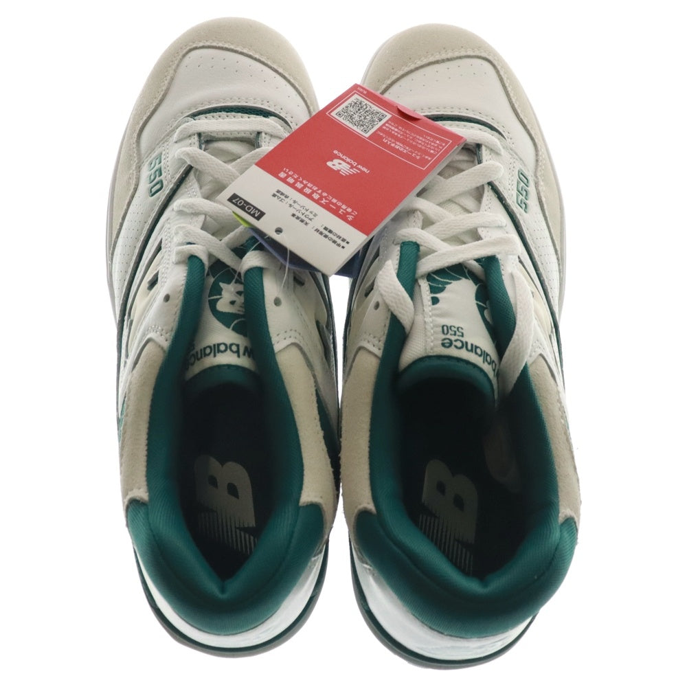 New Balance(ニューバランス) BB550STA ローカットトスニーカー US11/29.0cm ホワイト/グリーン