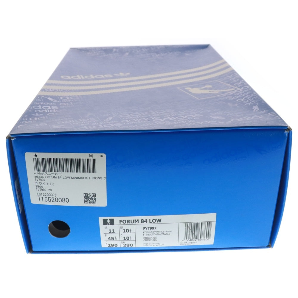 adidas(アディダス) FORUM 84 LOW フォーラム ローカットスニーカー FY7997 US11/29.0cm ホワイト