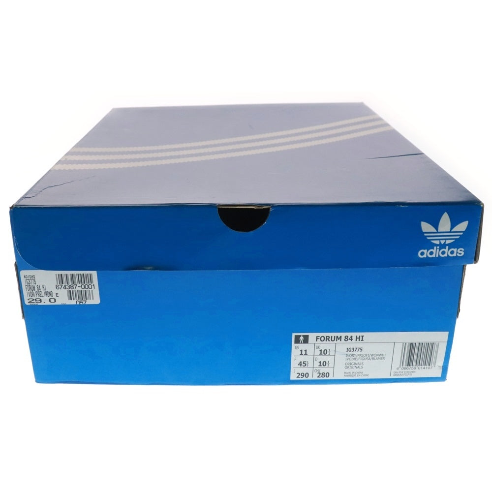 adidas(アディダス) FORUM 84 HI フォーラム ハイカットスニーカー IG3775 US11/29.0cm ホワイト