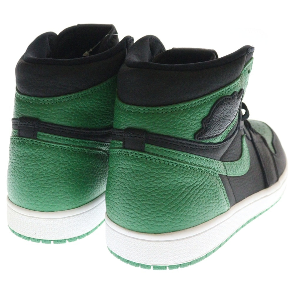 NIKE(ナイキ) AIR JORDAN 1 RETRO HIGH OG PINE GREEN エアジョーダン パイングリーン ハイカットスニーカー ブラック/グリーン US11/29.0cm