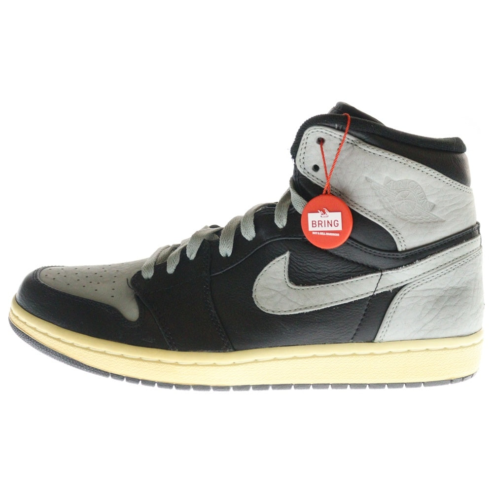 NIKE(ナイキ) 【観賞用2009年製】AIR JORDAN1 RETRO エアジョーダン1 レトロ ハイカットスニーカー シャドー ブラック/グレー 332550-001 US11/29.0cm