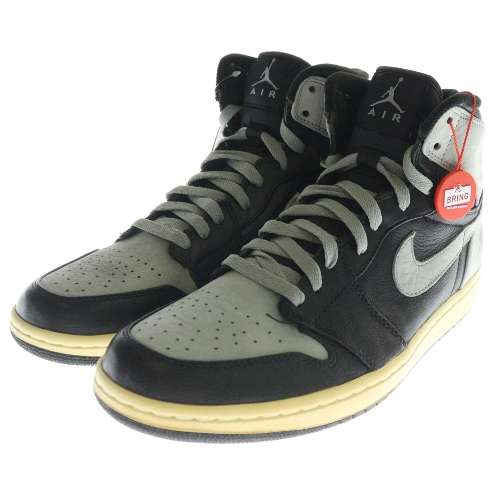 NIKE(ナイキ) 【観賞用2009年製】AIR JORDAN1 RETRO エアジョーダン1 レトロ ハイカットスニーカー シャドー ブラック/グレー 332550-001 US11/29.0cm