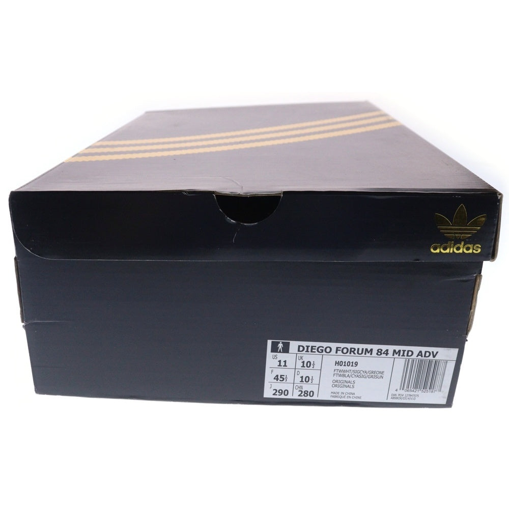 adidas(アディダス) ×DIEGO NAJERA FORUM 84 MID ×ディエゴナヘラ フォーラム ミッドカットスニーカー H01019 US11/29.0cm ホワイト