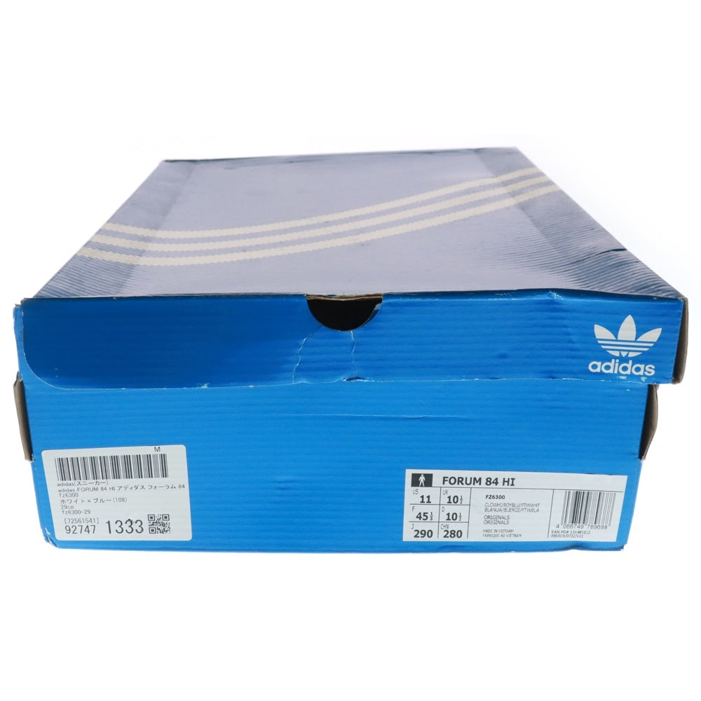 adidas(アディダス) FORUM 84 HIGH フォーラム ハイカットスニーカー FZ6300 US11/29.0cm ホワイト
