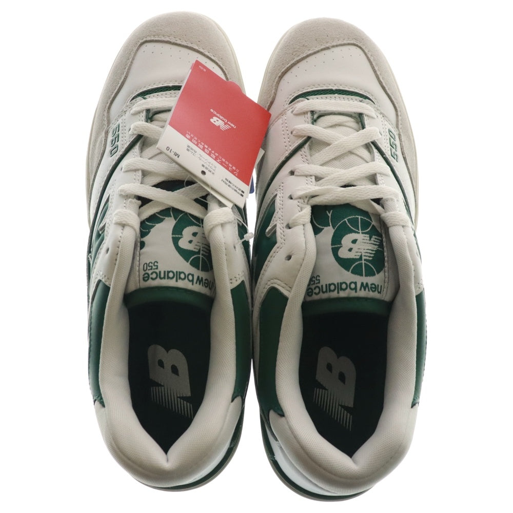 New Balance(ニューバランス) BB550WT1 ローカットスニーカー US11/29.0cm ホワイト/グリーン