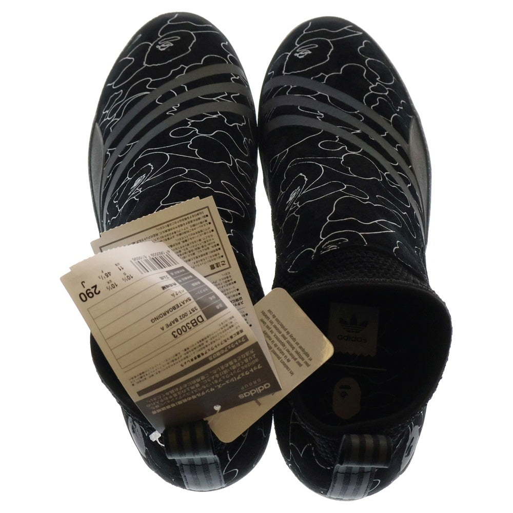 adidas(アディダス) ×A BATHING APE 3ST ×アベイシングエイプ ローカットスニーカー DB3003 US11/29.0cm ブラック