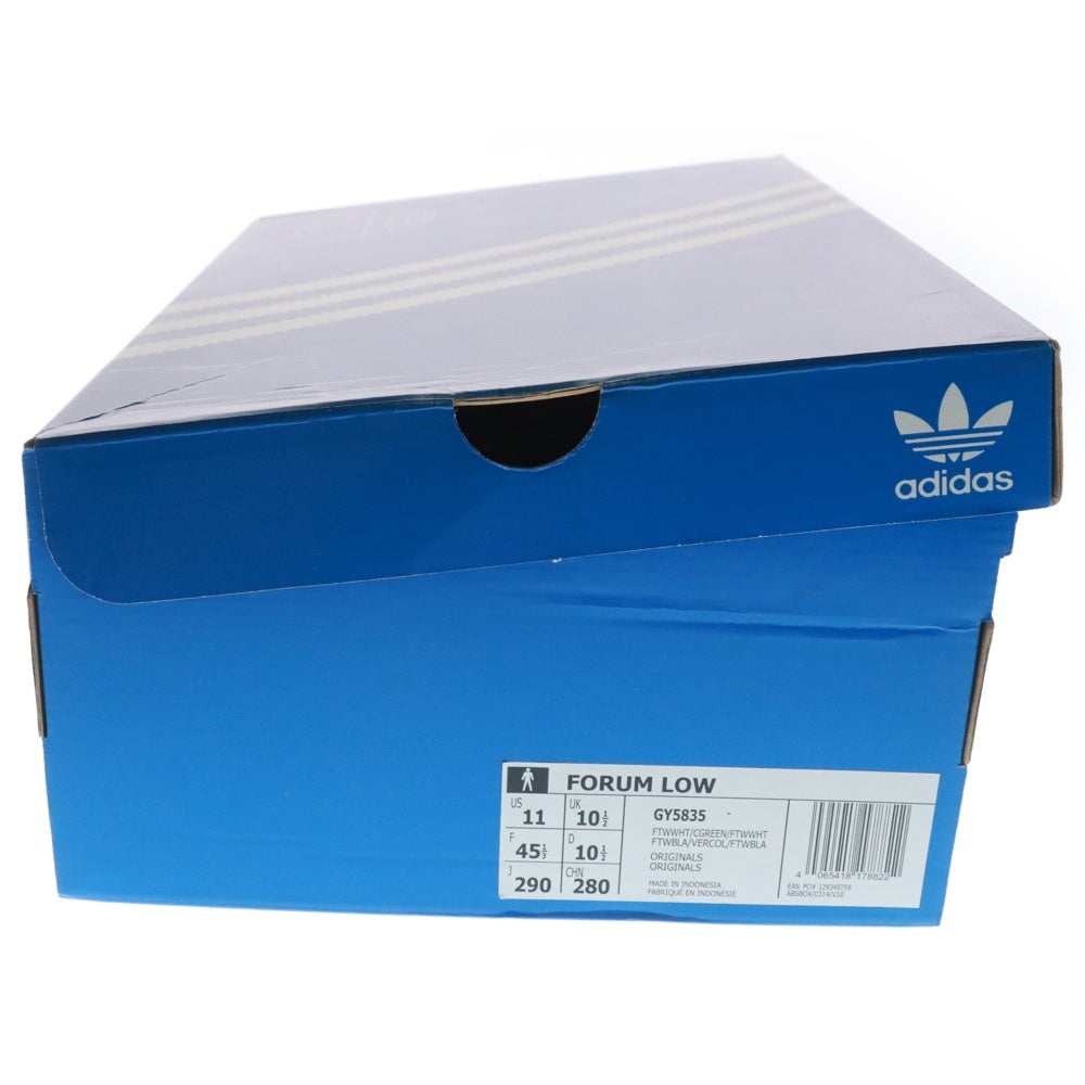 adidas(アディダス) FORUM LOW フォーラム ローカットスニーカー GY5835 US11/29.0cm ホワイト/グリーン