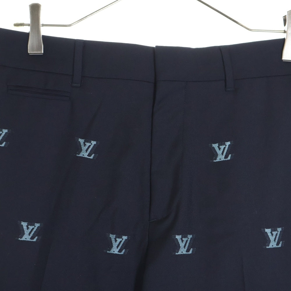 LOUIS VUITTON(ルイヴィトン) 23AW LVロゴジャガードスラックスパンツ RM232F UR8 HPFP9W ネイビー