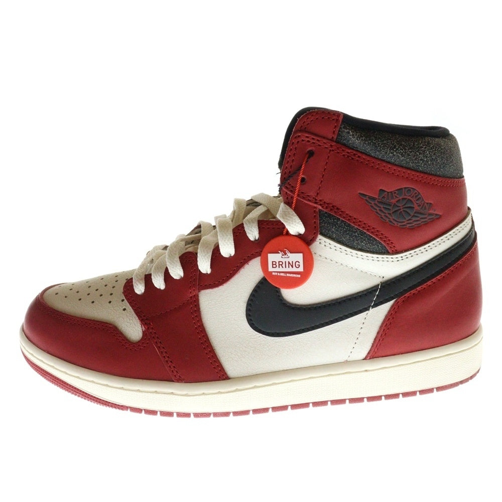 NIKE(ナイキ) AIR JORDAN 1 HIGH OG LOST & FOUND CHICAGO DZ5485-612 エアジョーダン1 ロスト&ファウンド シカゴ ハイカットスニーカー US12/30.0cm ホワイト/レッド