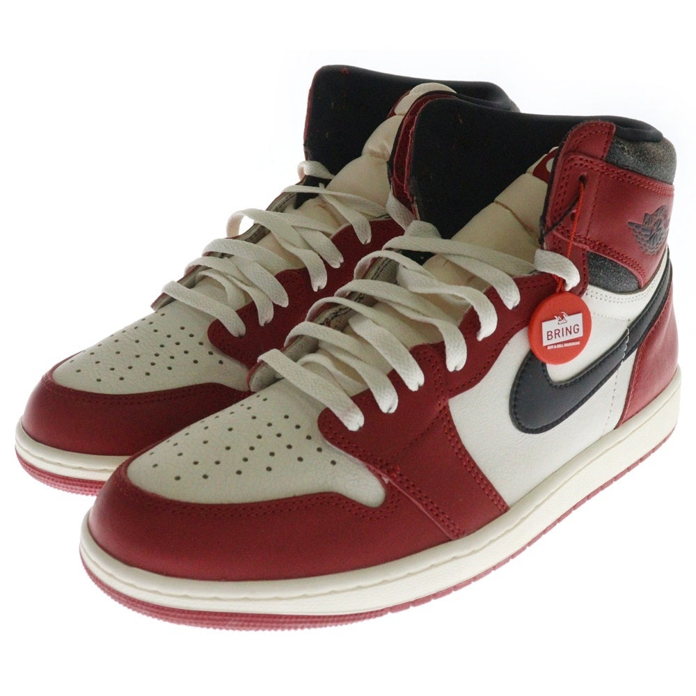 NIKE(ナイキ) AIR JORDAN 1 HIGH OG LOST & FOUND CHICAGO DZ5485-612 エアジョーダン1 ロスト&ファウンド シカゴ ハイカットスニーカー US12/30.0cm ホワイト/レッド