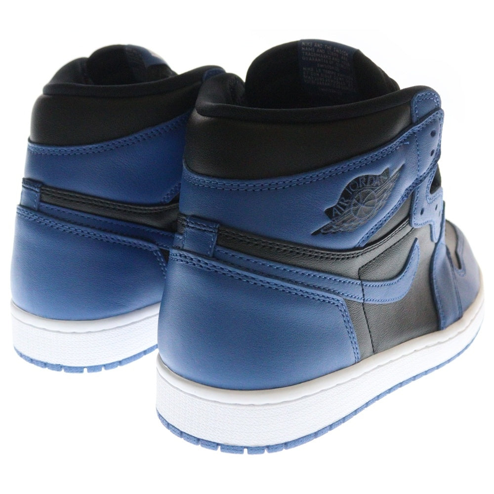NIKE(ナイキ) AIR JORDAN 1 RETRO HIGH OG DARK MARINA BLUE 555088-404 エアジョーダン1 レトロ ダークマリーナブルー ハイカットスニーカー ブラック/ブルー US9.5/27.5cm
