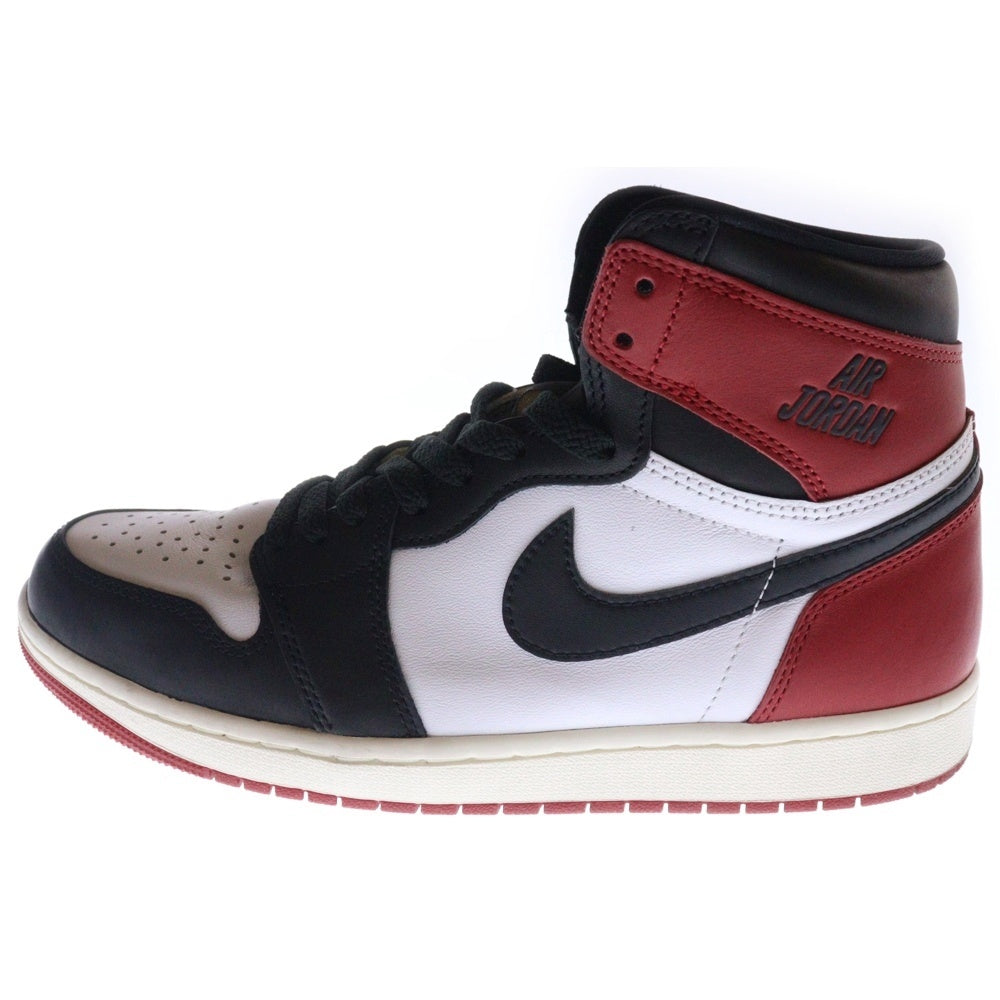 NIKE(ナイキ) AIR JORDAN 1 RETRO HIGH OG BLACK TOE REIMAGINED エアジョーダン1 ブラックトゥ リイマジンド ハイカットスニーカー つま黒 US9.5/27.5cm DZ5485-106