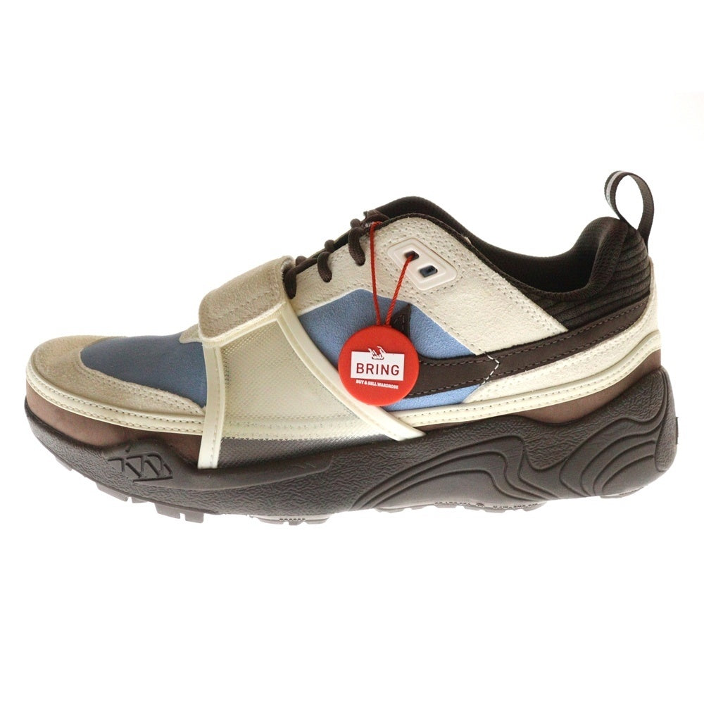 NIKE(ナイキ) ×Travis Scott ZOOM FIELD JAXX LECHE BLUE HQ3072-400 トラヴィス スコット ズーム フィールド ジャックス ローカットスニーカー US9.5/27.5cm