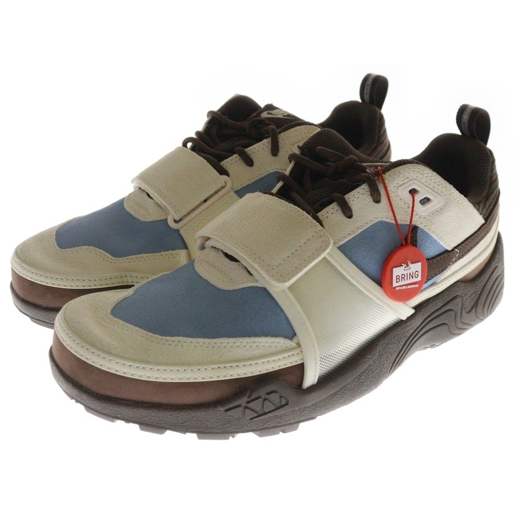 NIKE(ナイキ) ×Travis Scott ZOOM FIELD JAXX LECHE BLUE HQ3072-400 トラヴィス スコット ズーム フィールド ジャックス ローカットスニーカー US9.5/27.5cm