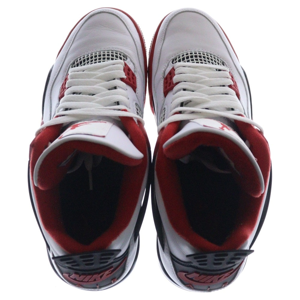 NIKE(ナイキ) AIR JORDAN 4 RETRO OG Fire Red DC7770-160 エアジョーダン4 レトロ OG ファイヤーレッド ハイカットスニーカー レッド US9/27.0cm