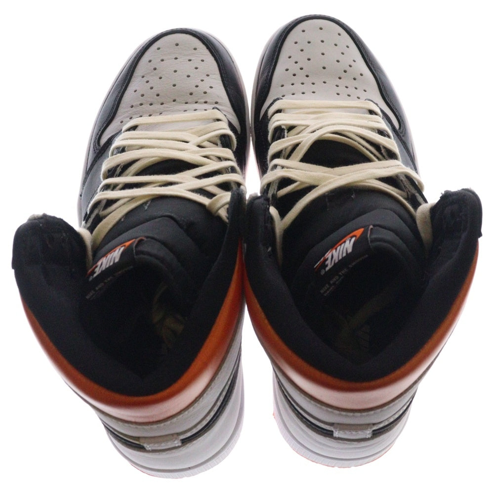 NIKE(ナイキ) AIR JORDAN 1 HIGH OG ELECTRO ORANGE 555088-180 エア ジョーダン 1 エレクトロオレンジ ハイカットスニーカー ホワイト/オレンジ US9/27.0cm