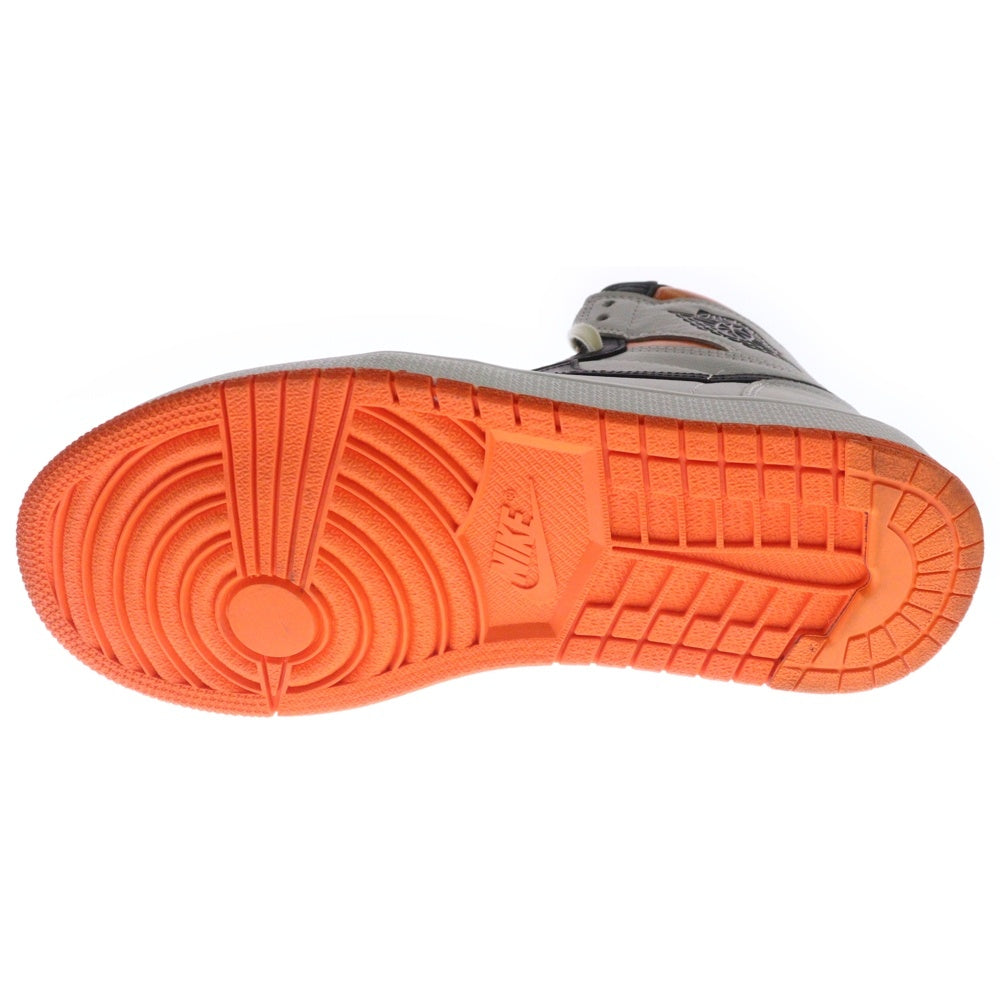 NIKE(ナイキ) AIR JORDAN 1 HIGH OG ELECTRO ORANGE 555088-180 エア ジョーダン 1 エレクトロオレンジ ハイカットスニーカー ホワイト/オレンジ US9/27.0cm