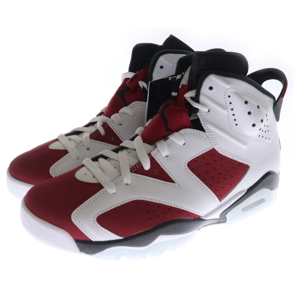 NIKE(ナイキ) AIR JORDAN 6 RETRO CARMINE CT8529-106 エアジョーダン カーマイン ハイカットスニーカー ホワイト/レッド US9/27.0cm