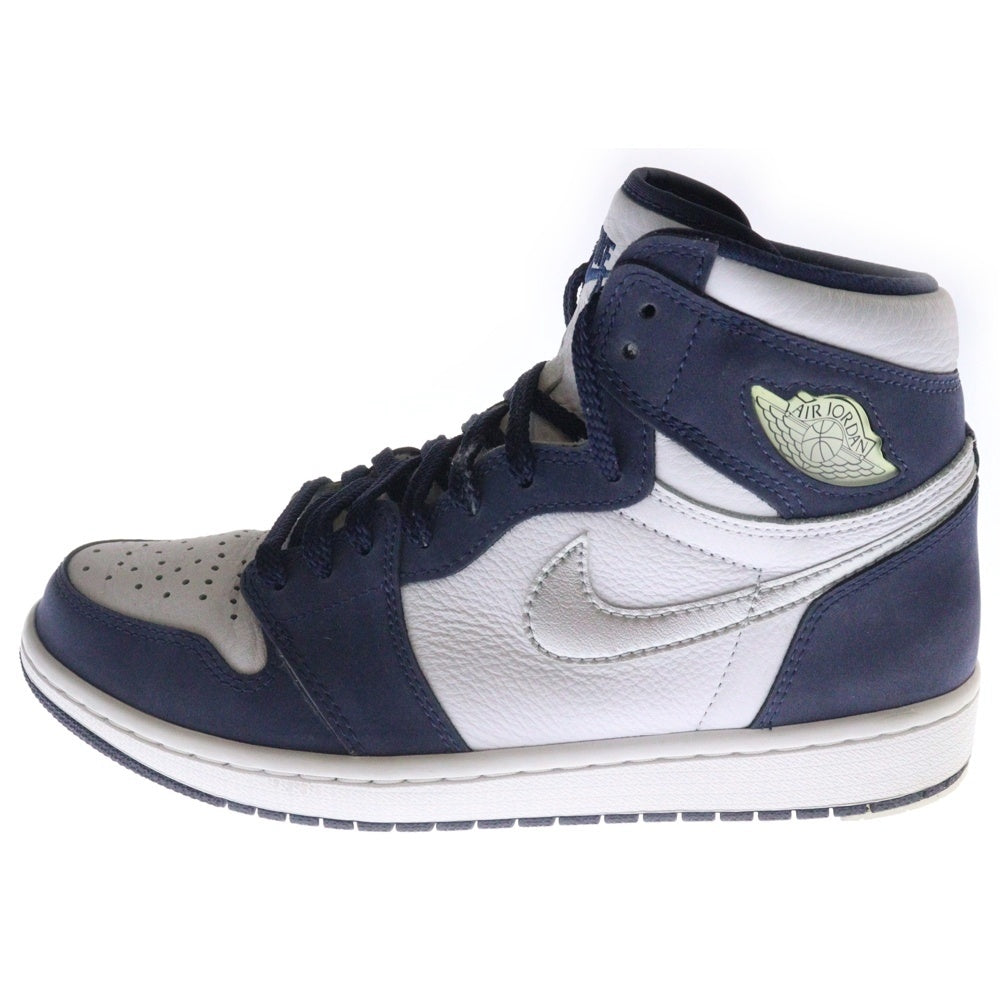 NIKE(ナイキ) AIR JORDAN 1 HIGH OG CO JP 2020 DC1788-100 エアジョーダン1 ハイカットスニーカー ネイビー/ホワイト US8.5/26.5cm