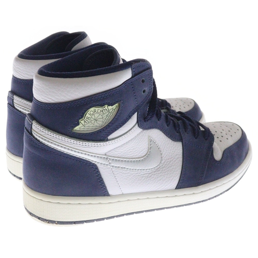NIKE(ナイキ) AIR JORDAN 1 HIGH OG CO JP 2020 DC1788-100 エアジョーダン1 ハイカットスニーカー ネイビー/ホワイト US8.5/26.5cm