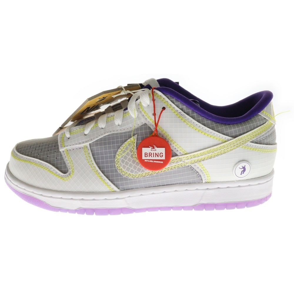NIKE(ナイキ) ×UNION DUNK LOW DJ9649-500 ユニオン ダンク ローカットスニーカー イエロー/パープル US9/27.0cm