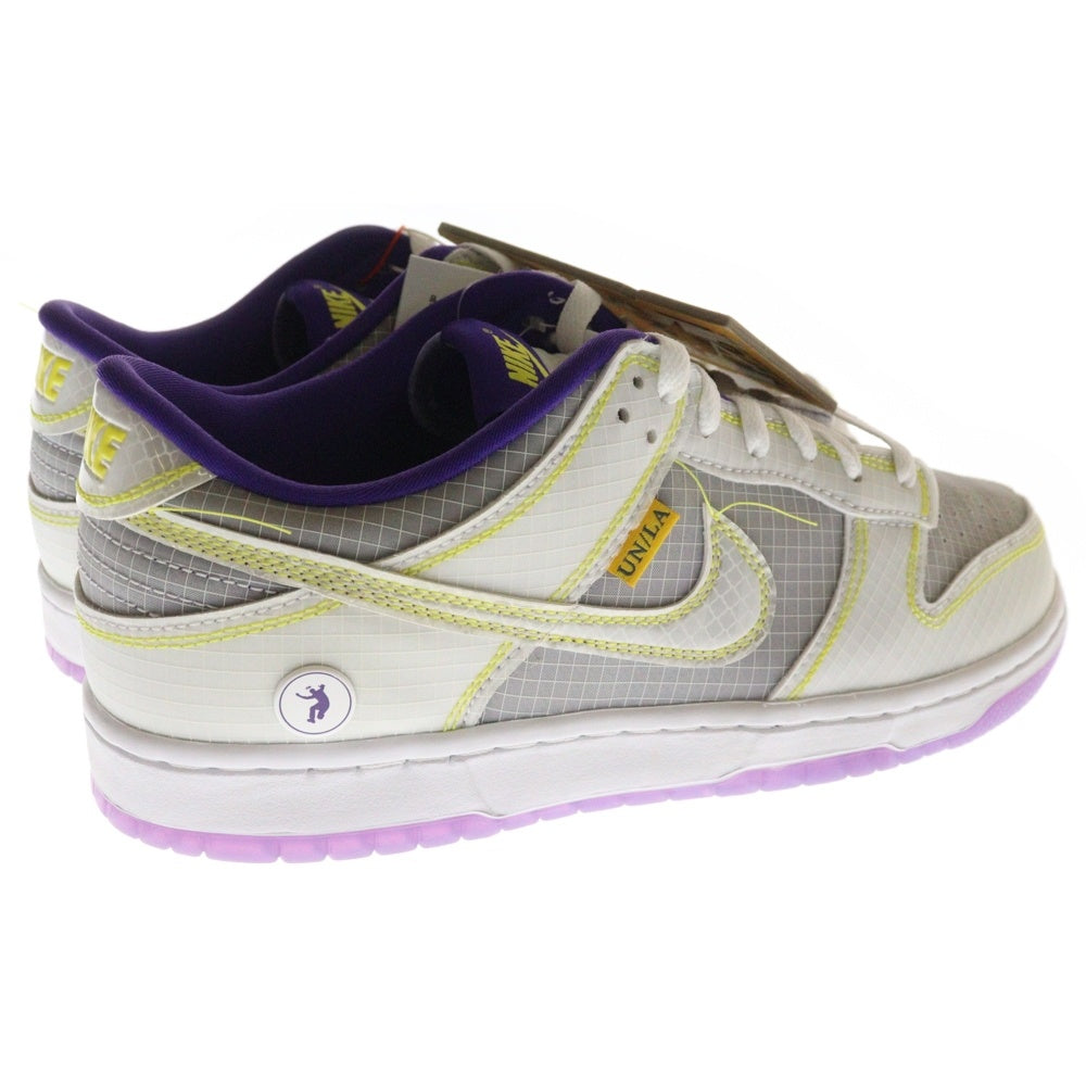 NIKE(ナイキ) ×UNION DUNK LOW DJ9649-500 ユニオン ダンク ローカットスニーカー イエロー/パープル US9/27.0cm