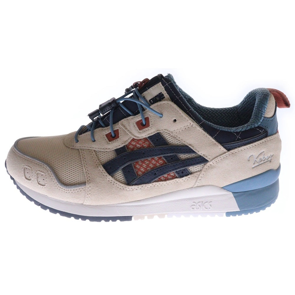 ASICS(アシックス) ×KEBOZ ×mita sneakers GEL-LYTE III OG 1201B030-700 ケボズ ミタスニーカー ゲルライト ローカットスニーカー ネイビー/ベージュ US9/27.0cm