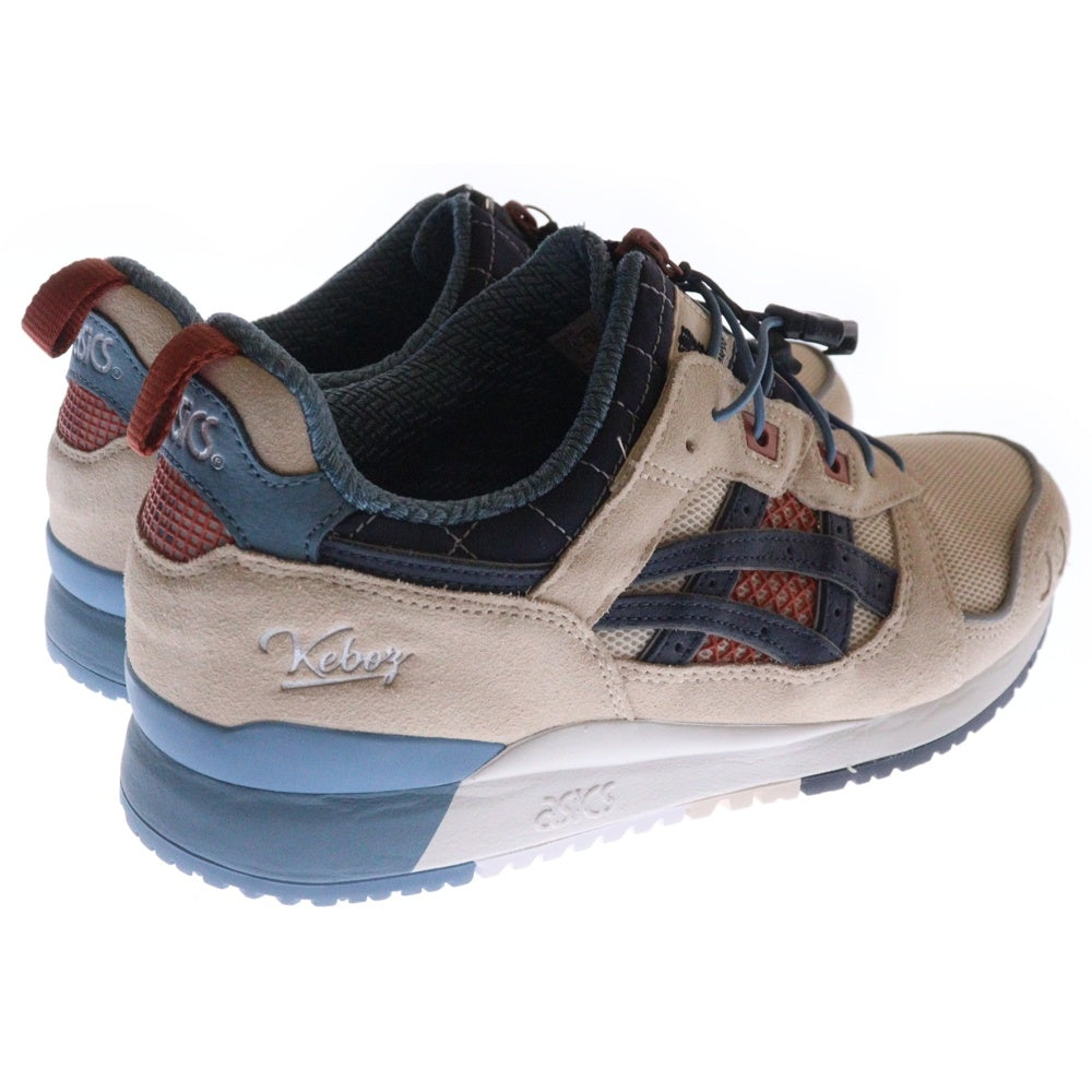ASICS(アシックス) ×KEBOZ ×mita sneakers GEL-LYTE III OG 1201B030-700 ケボズ ミタスニーカー ゲルライト ローカットスニーカー ネイビー/ベージュ US9/27.0cm