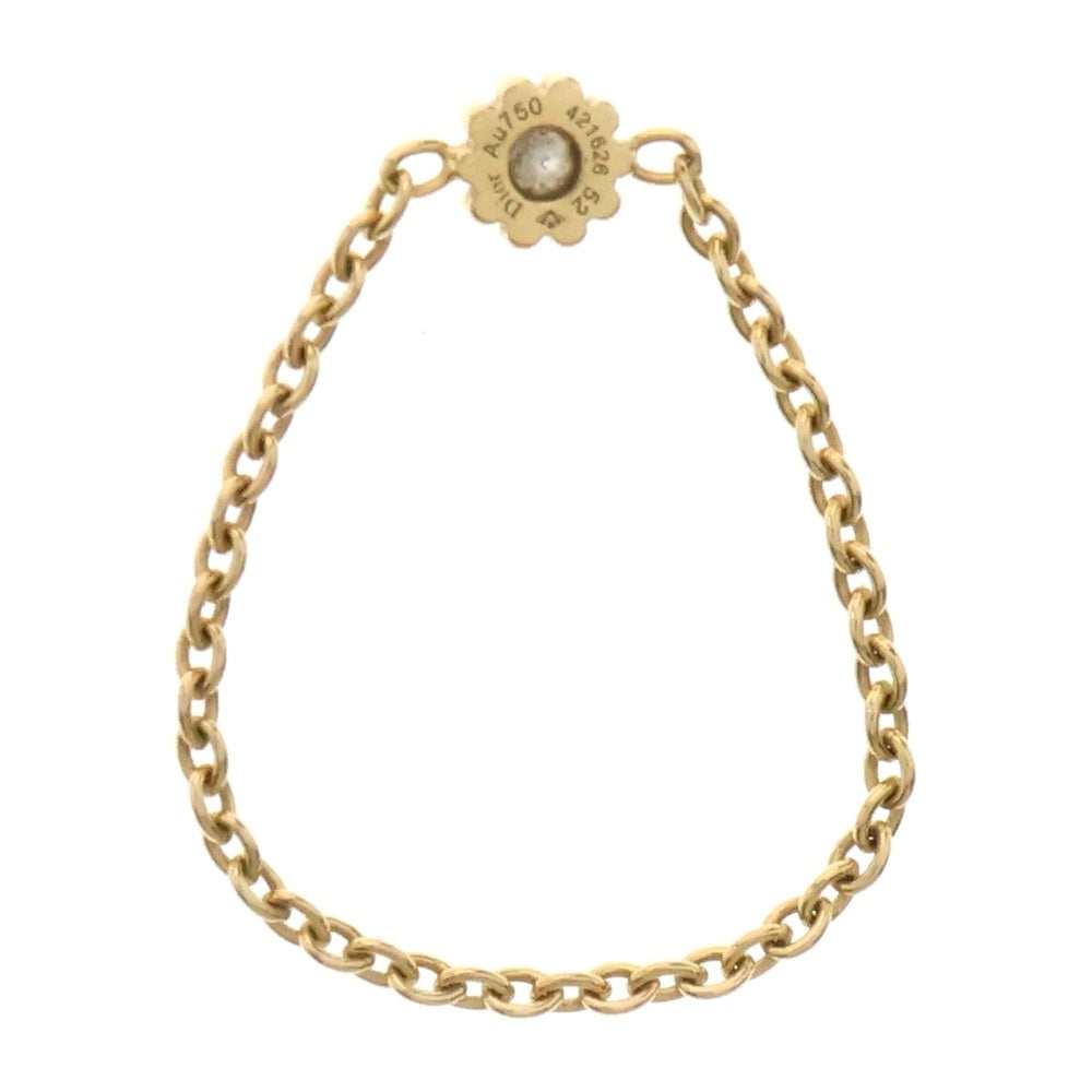 DIOR(ディオール) K18YG 1P ミミウィ チェーンゴールドリング 52