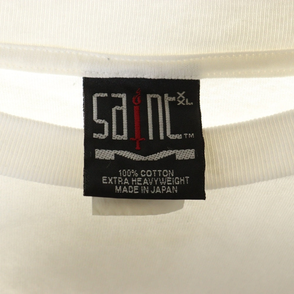 SAINT MICHAEL(セントマイケル) 23SS DEATH EGO デスエゴ 半袖Tシャツ SM-S23-0000-016 ホワイト