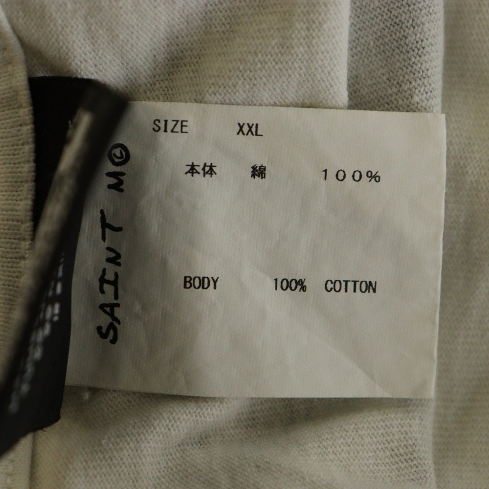 SAINT MICHAEL(セントマイケル) 23SS DEATH EGO デスエゴ 半袖Tシャツ SM-S23-0000-016 ホワイト