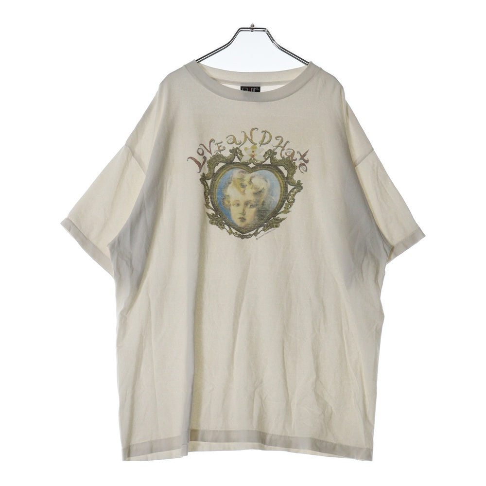 SAINT MICHAEL(セントマイケル) 22AW BABY ベイビープリント 半袖Tシャツ SM-A22-0000-006 ホワイト