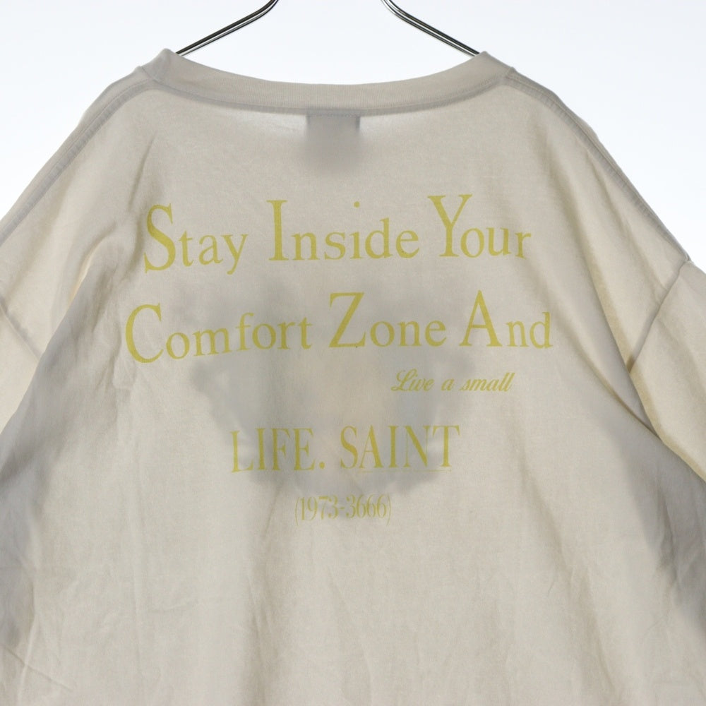 SAINT MICHAEL(セントマイケル) 22AW BABY ベイビープリント 半袖Tシャツ SM-A22-0000-006 ホワイト