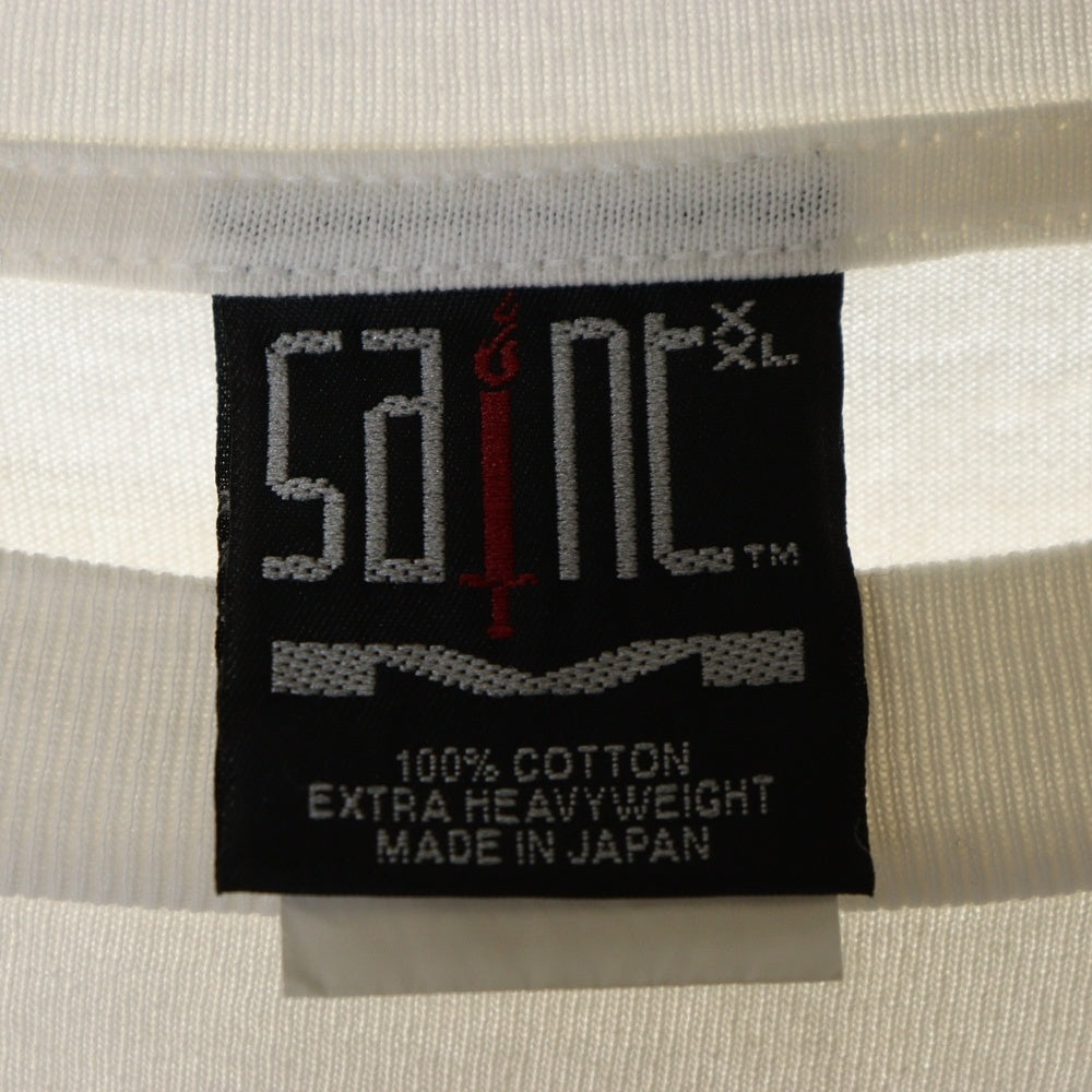 SAINT MICHAEL(セントマイケル) 22AW BABY ベイビープリント 半袖Tシャツ SM-A22-0000-006 ホワイト