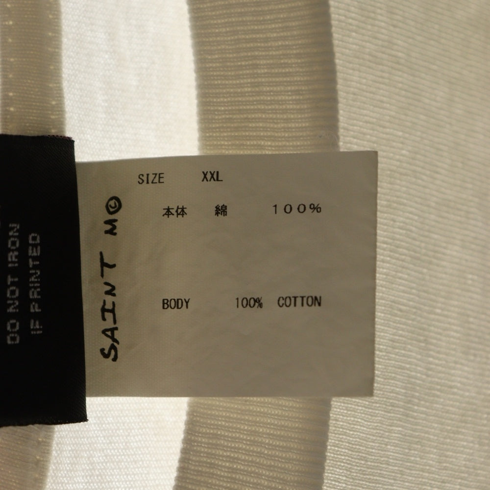 SAINT MICHAEL(セントマイケル) 22AW BABY ベイビープリント 半袖Tシャツ SM-A22-0000-006 ホワイト