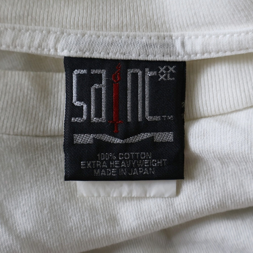 SAINT MICHAEL(セントマイケル) 22AW SS TEE HOLY MOTHER WHITE マザー プリント クルーネック 半袖カットソー Tシャツ SM-A22-0000-007 ホワイト