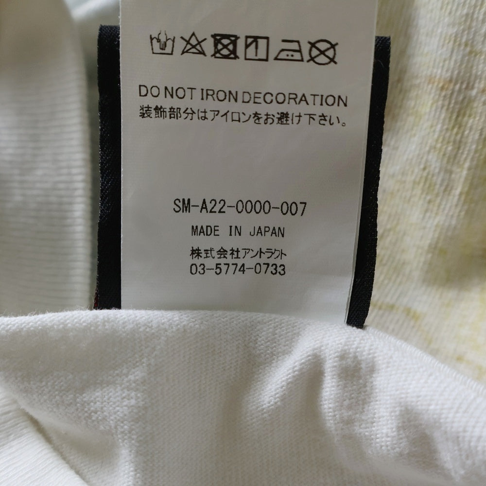 SAINT MICHAEL(セントマイケル) 22AW SS TEE HOLY MOTHER WHITE マザー プリント クルーネック 半袖カットソー Tシャツ SM-A22-0000-007 ホワイト